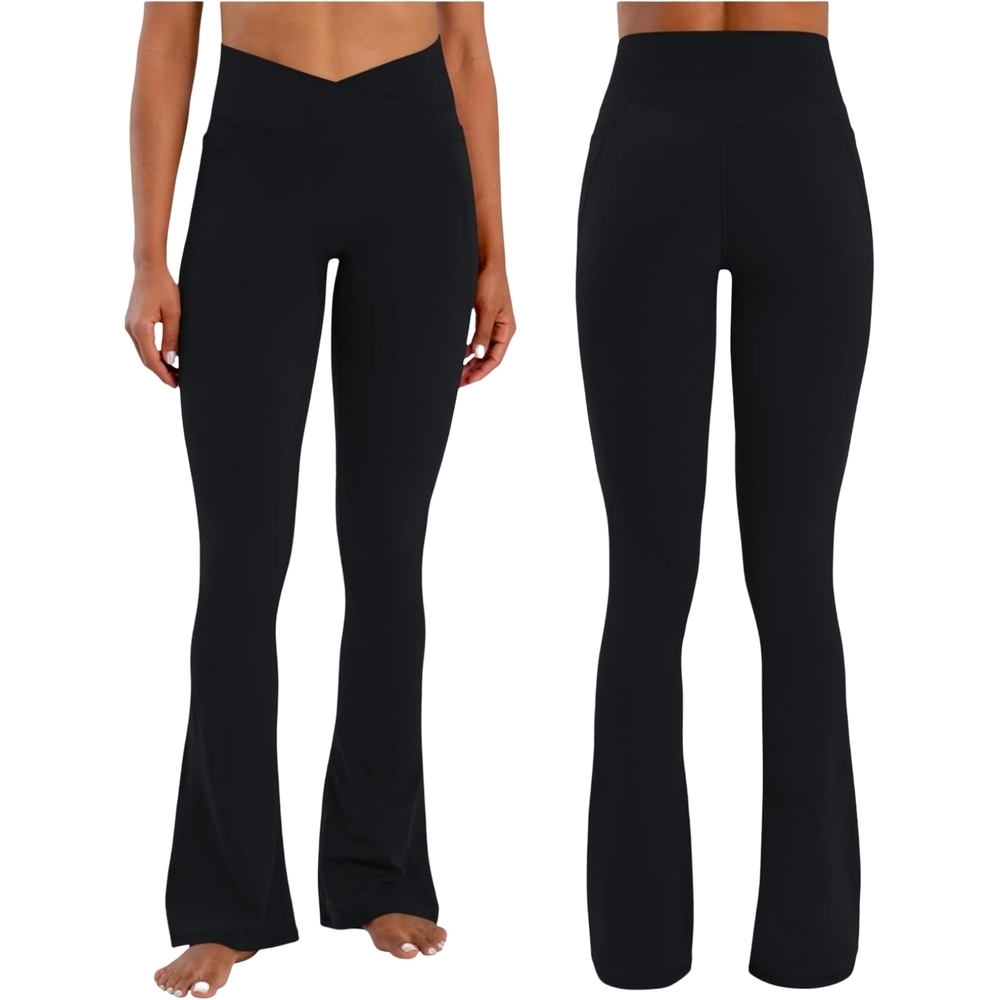 Amazon Women's Black Flare Pants